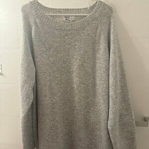 Princess Polly Grey Crew Neck Sweater Dress - M/L